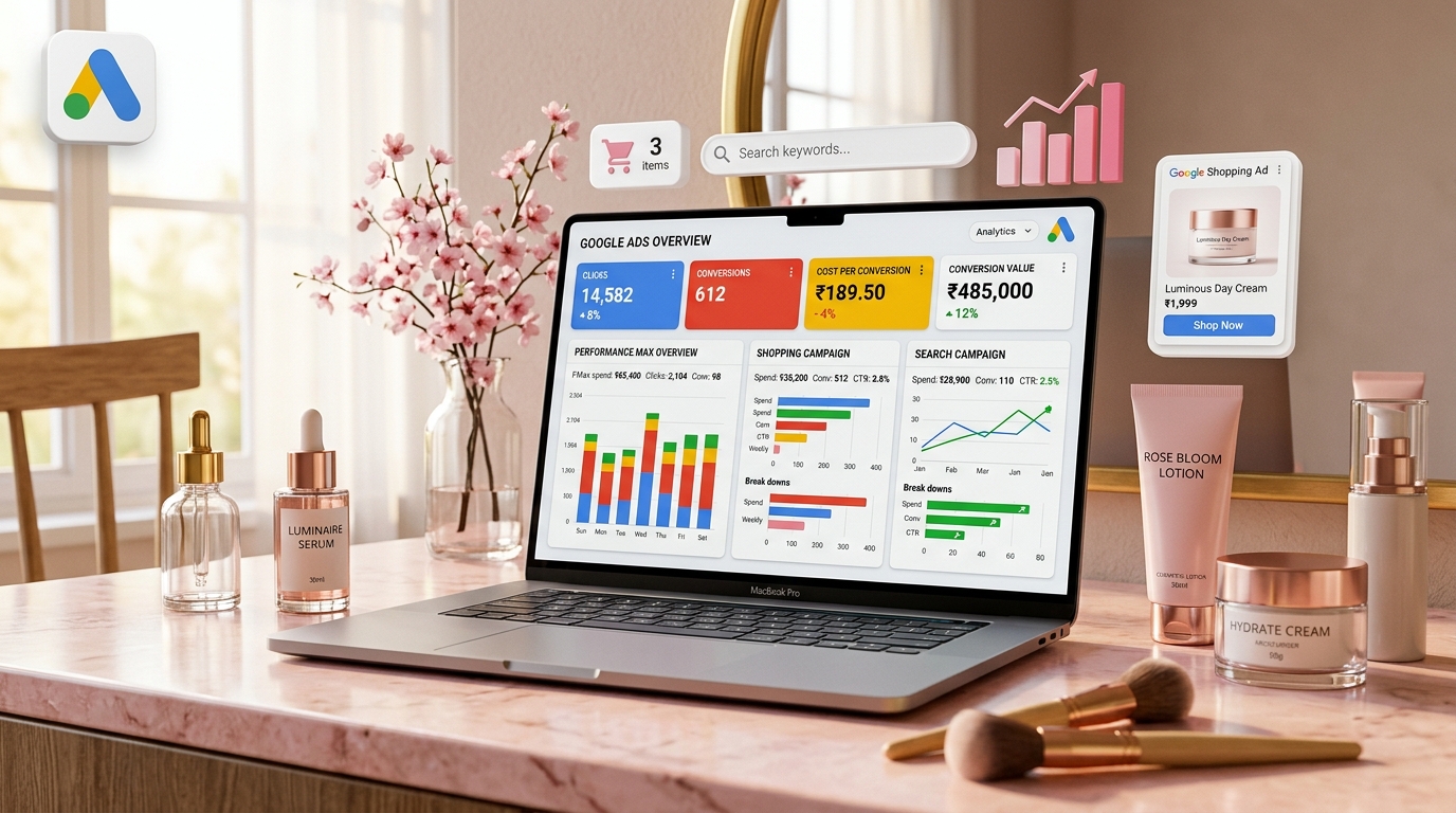 Why Beauty Brands Need a Google Ads Agency in India Today